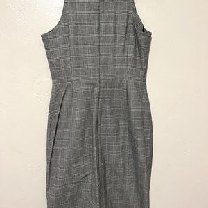 Sheath plaid dress